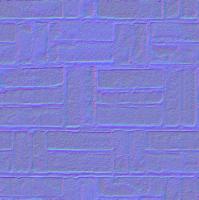 seamless wall bricks normal map 0007